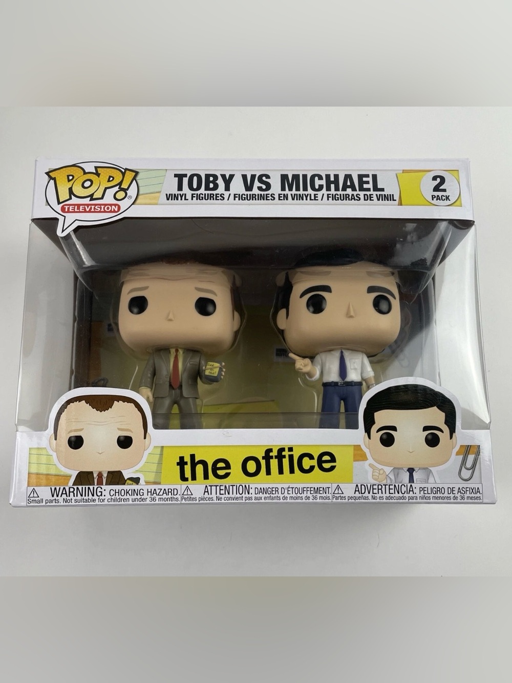 Funko Pop Vinyl figures The Office 2 Pack Toby vs Michael NEW